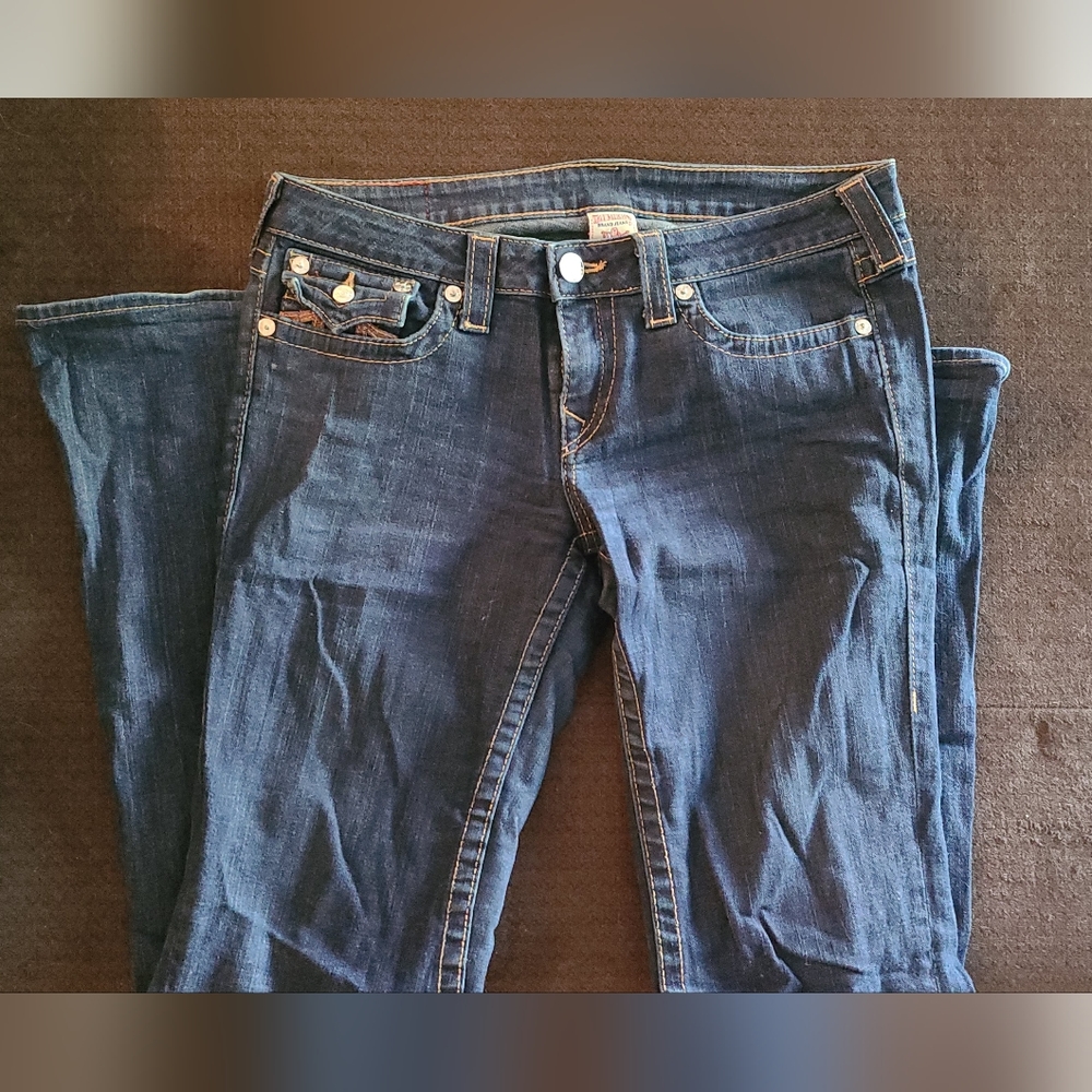 Womans True Religion Jeans size 31x35 Joey style